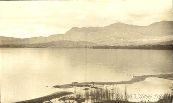 Webb Lake from beach Weld Maine