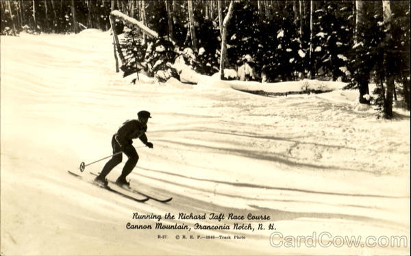 Running The Richard Taft Race Course Franconia Notch New Hampshire