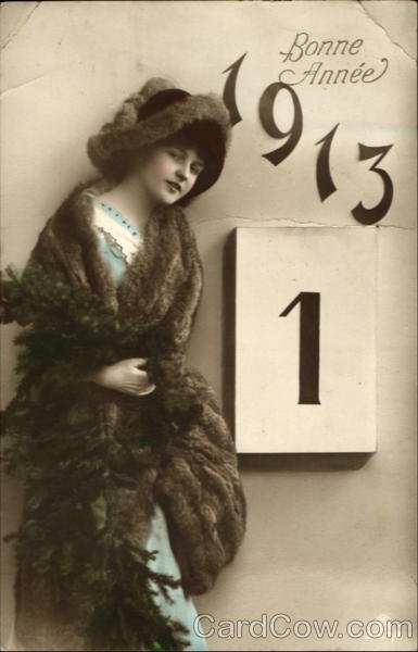 Bonne Annee 1913 Women