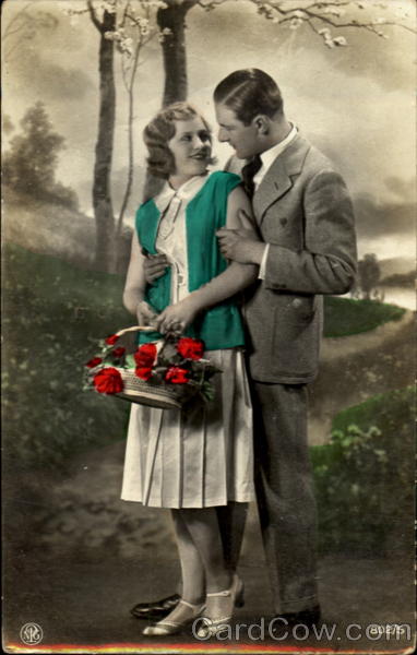Hand Tinted Color Romance & Love