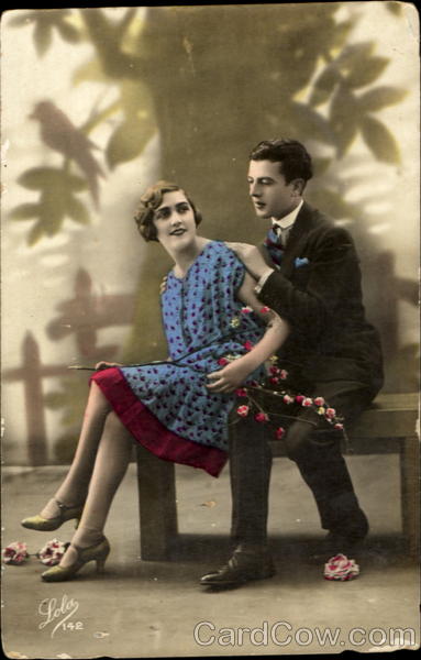 Hand Tinted Color Romance & Love