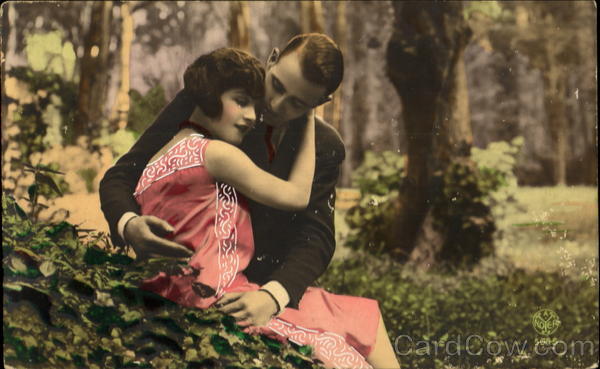 Hand Tinted Color Romance & Love