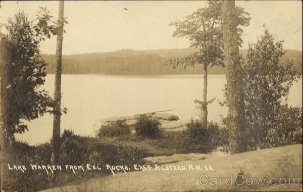 Lake Warren From Eel Rocks East Alstead New Hampshire