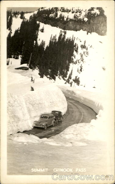 Summit Chinook Pass Scenic Washington