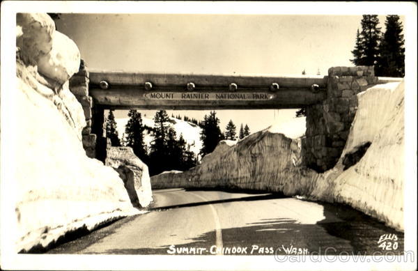 Summit Chinook Pass, Mount Rainier National Park Washington