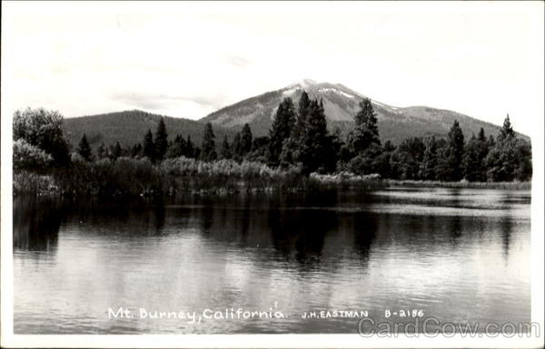 Mt. Burney Scenic California J. H. Eastman