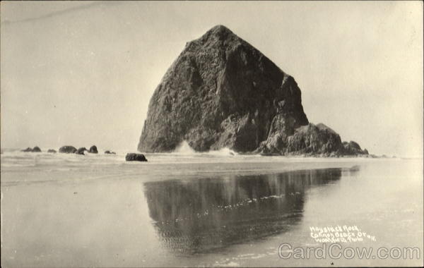 Hay Stack Rock Cannon Beach Scenic Oregon