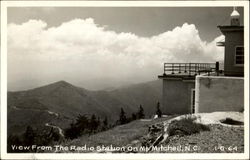 View From The Radio Station On Mt. Mitchell Postcard