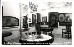 Section Of Button Collection Postcard