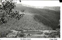 Rio Blanco Ranch Meeker, CO Postcard Postcard