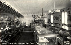 Inside View Of State Museum Fort Bridger, WY Postcard Postcard