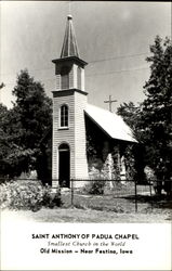 Saint Anthony Of Padua Chapel Festina, IA Postcard Postcard