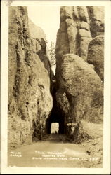 The Tunnel, Needles Road Custer, SD Postcard Postcard