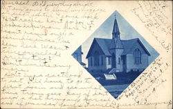 New M. E. Church Gagetown, MI Postcard Postcard