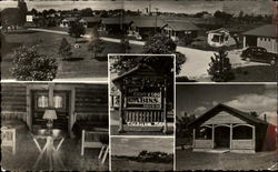 Spies Cabins Multi View Cheboygan, MI Postcard Postcard