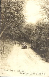 Hill Side Drive, Ramsey State Park Postcard