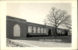 High School Arp, TX Postcard Postcard