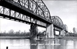Bridge & Barge Postcard