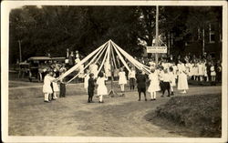 May Day Celebration Postcard