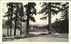 Grounds Huntington Lake Lodge Postcard
