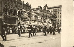 IOOF Parade Street Scene Postcard