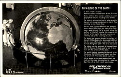 Pan American Globe Of The Earth Postcard