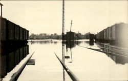 1927 Flood Newport, VT Postcard Postcard