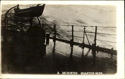 A Deserted Quarter Deck Postcard