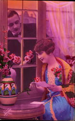 Tinted Romance & Love Postcard Postcard