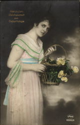 Herzlichen Gluckwunsch Zum Geburtstage Postcard