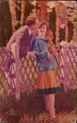 Hand Tinted Color Postcard