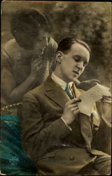 Hand Tinted Color Postcard