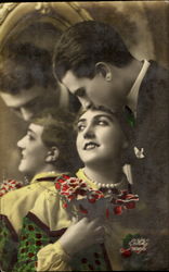 Hand Tinted Color Postcard