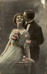 Hand Tinted Color Postcard