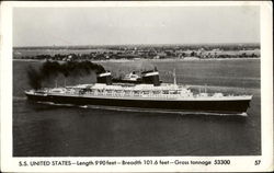 SS United States Postcard