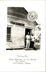 Post Office Christine, TX Postcard Postcard