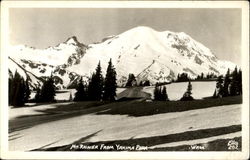 Mt. Rainier From Yakima Park Scenic, WA Mount Rainier National Park Postcard Postcard