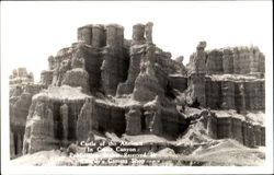 Castle Of The Ancients In Castle Canyon Postcard