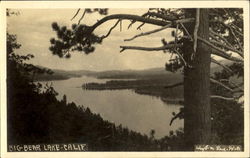 Big Bear Lake Scenic, CA Postcard Postcard