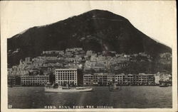 Hong Kong from the Harbor Postcard