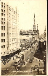 Street Scene Nanking Road Postcard