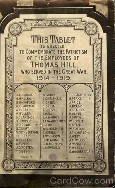 WWI Tablet World War I