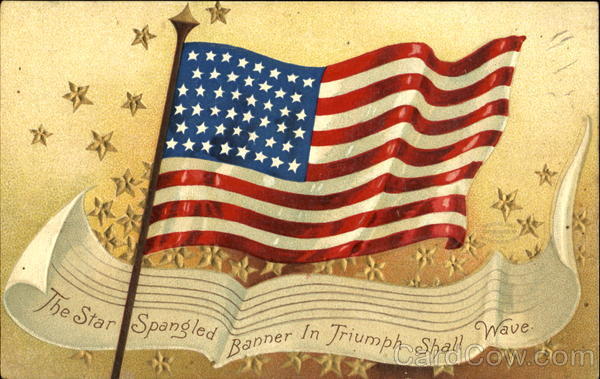 The Star Spangled Banner In Triumph Shall Wave Patriotic
