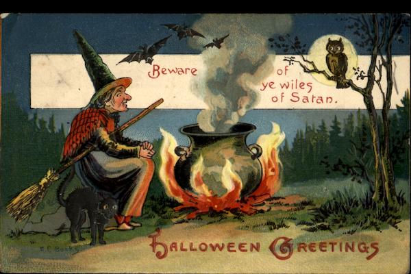 Halloween Greetings E. C. Banks