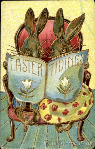 Easter Tidings With Bunnies