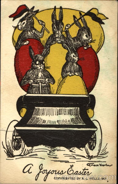 A Joyous Easter Grace Harlow With Bunnies