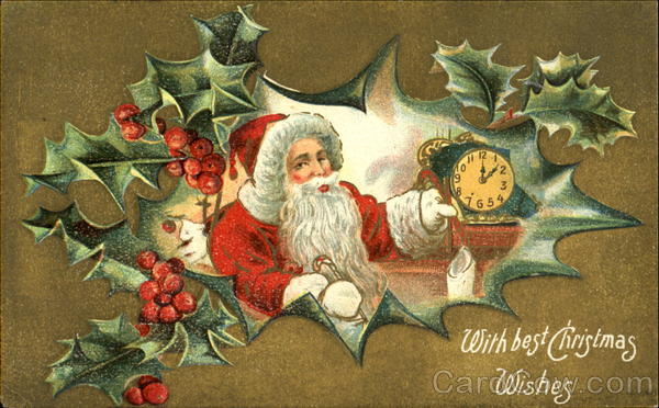 With Best Christmas Wishes Santa Claus