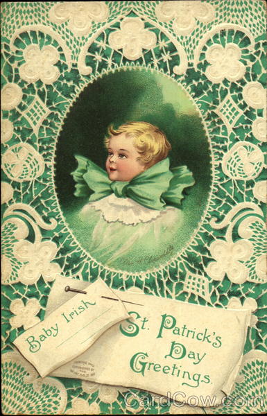 Baby Irish St. Patrick's Day Greetings Ellen Clapsaddle