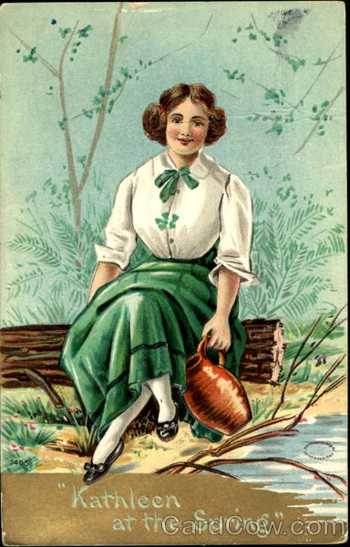 Kathleen At The Spring St. Patrick's Day