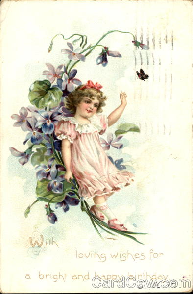 With Loving Wishes For A Bright And Happy Birthday